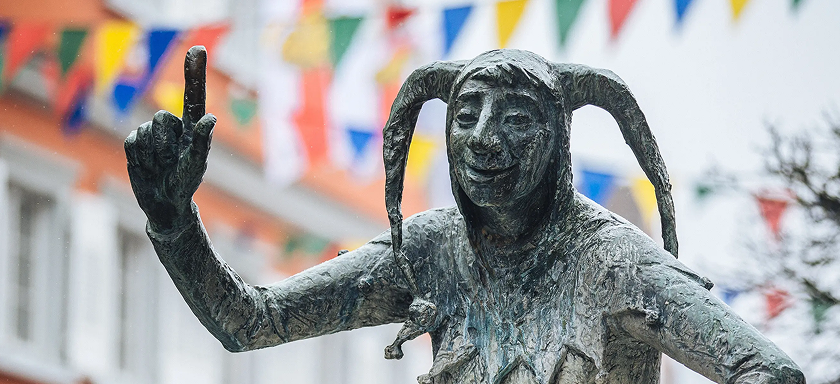 Foto: Gerhard Plessing Brunnen-Figur Hans-Kuony