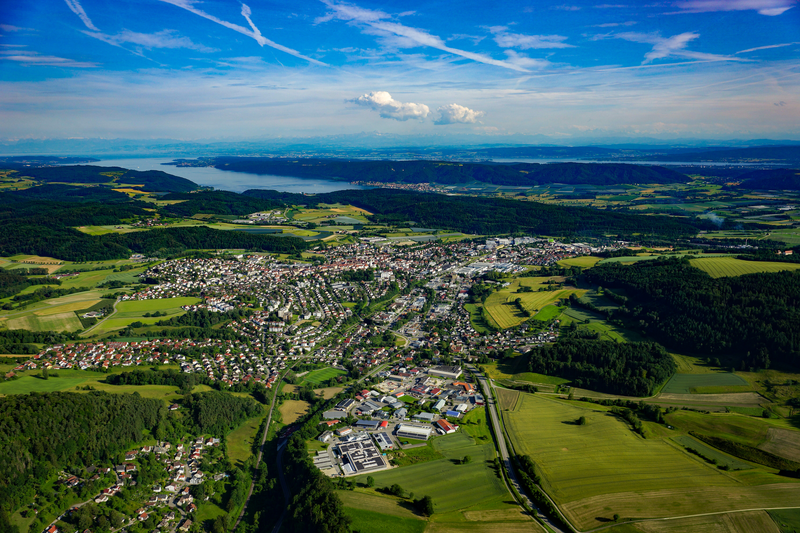 Foto: Gerhard Plessing Luftaufnahme von Stockach