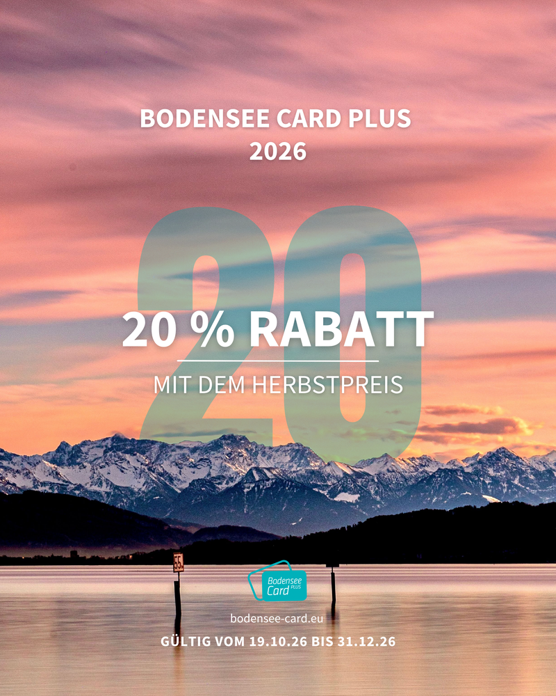 Plakat BodenseeCard PLUS Herbstaktion
